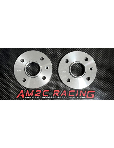 PAIRE ELARGISSEURS DE VOIES ALU 12MM 4X100 VOLKSWAGEN