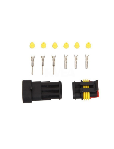 KIT CONNECTEUR ETANCHE 3 VOIES