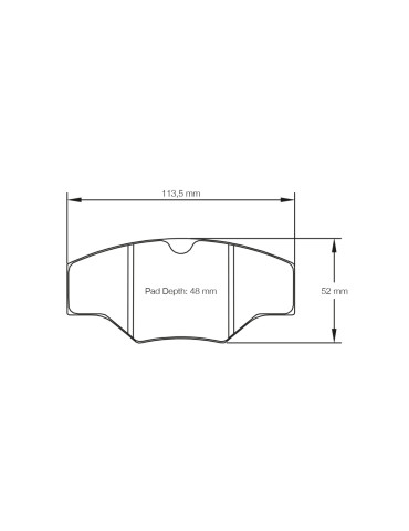 PLAQUETTES DE FREIN PAGID 1265 RSH42 CITROEN SAXO CHALLENGE ETRIER ALCON