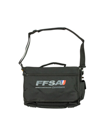 SAC À BANDOULIÈRE FFSA COMMISSAIRE LOGO